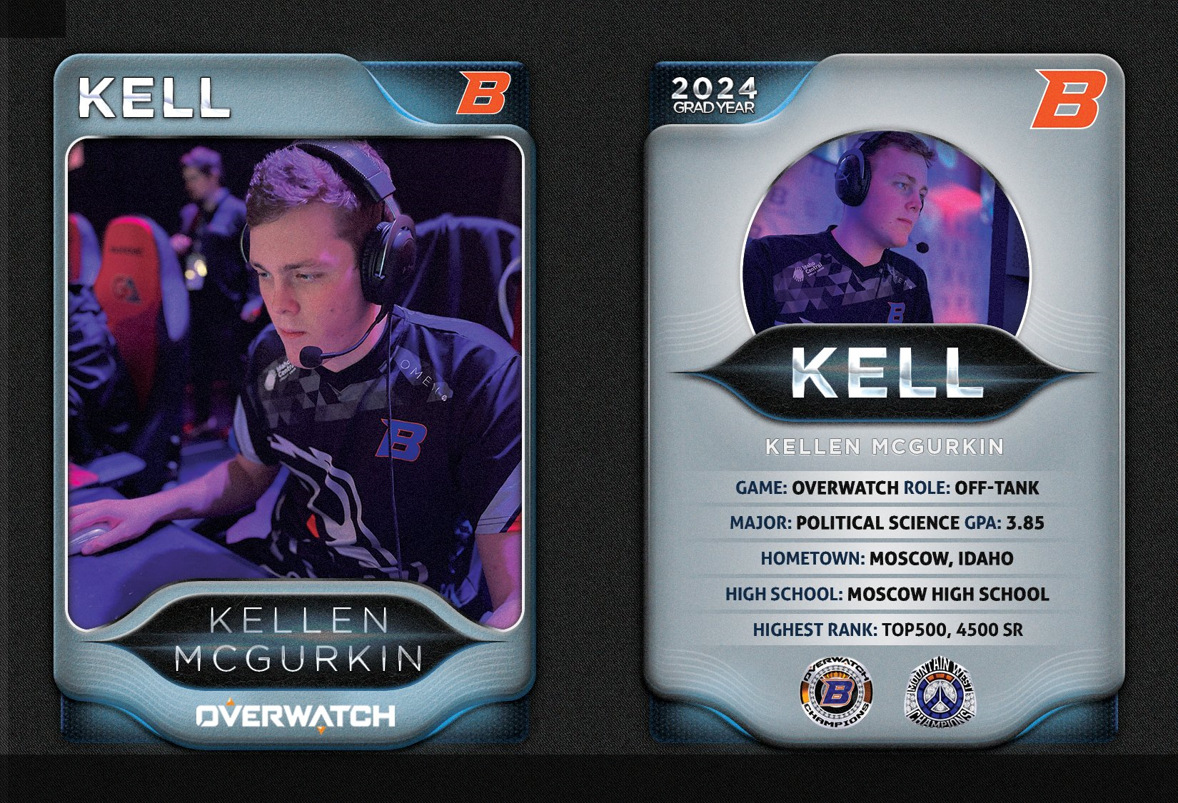 Player Trading Card Graphic